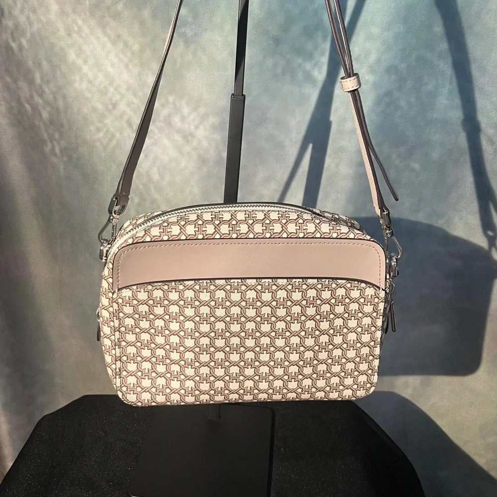 Kate Spade New York Spade Link‎ Camera Bag Crossbody Beige Multi WKR00066